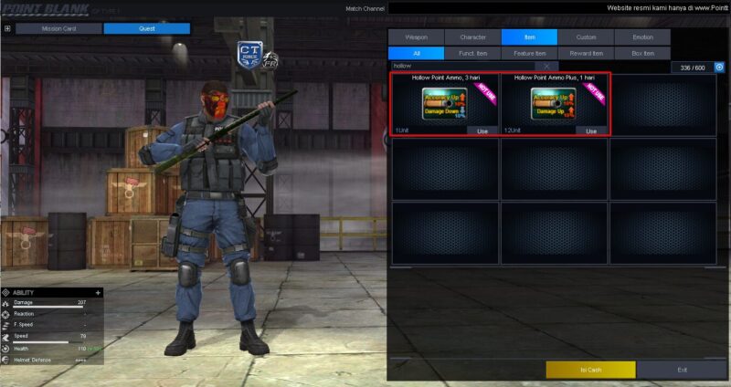 Kombinasi Title SG Point Blank dan Hollow - Point Blank Zepetto