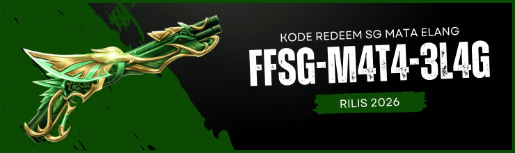 Update kode redeem FF terbaru 2026 SG Mata Elang