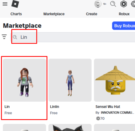 Cara Dapetin Lin di Roblox