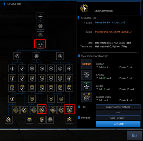 Kombinasi title SG peluru rapat di map Luxville Point Blank Zepetto