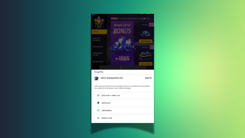 5 Cara Top Up Diamond Free Fire Saldo Google Play FF