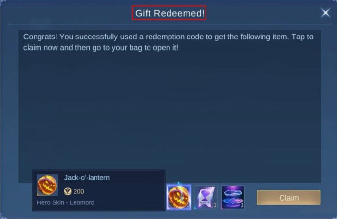 Kode Redeem Mobile Legends Terbaru