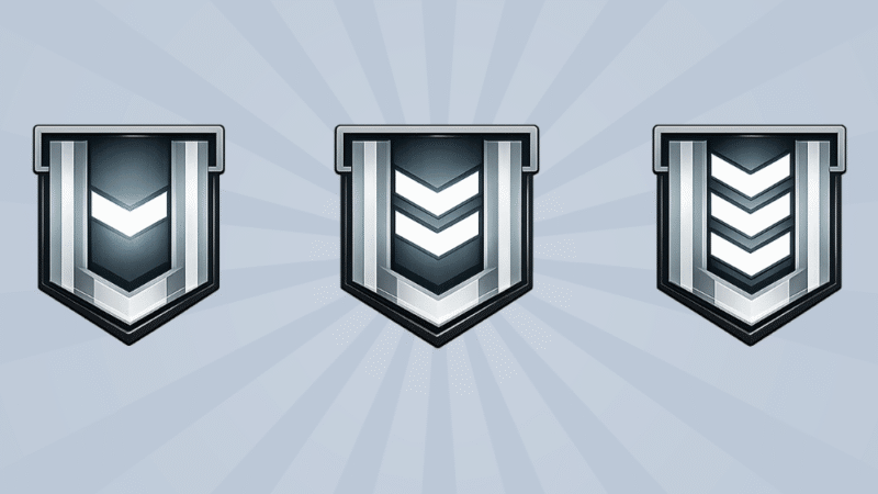 gambar asli rank dalam game FF untuk rank Silver I, Silver II, dan Silver III 