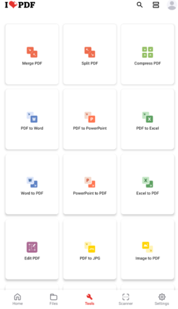 Fitur konversi cepat di iLovePDF untuk mengubah file Word, Excel, dan JPG ke PDF