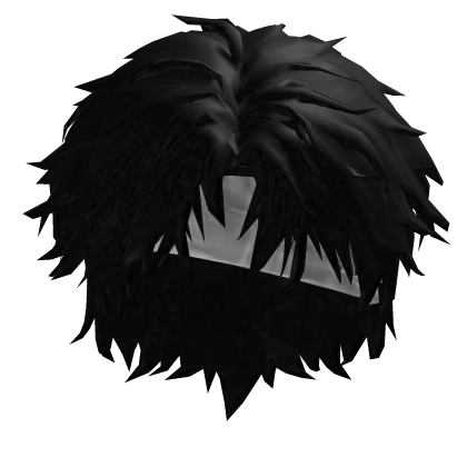 Black Bandage Wolf Hair