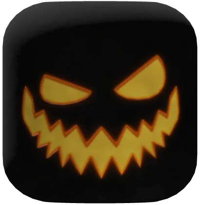 Black Evil Halloween Head