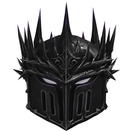 Dark Cursed Knight Crown Helmet