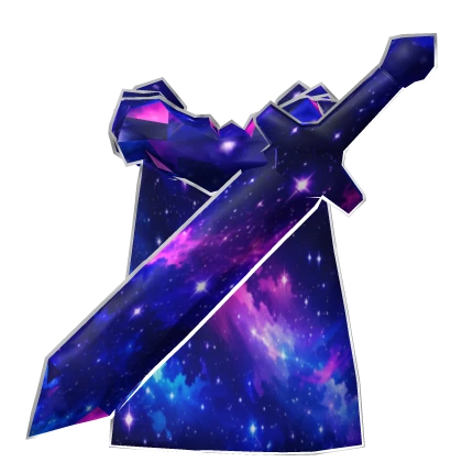 Galaxy Cape with Sword