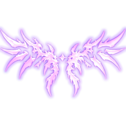 Glowing Purple Crystallite Wings