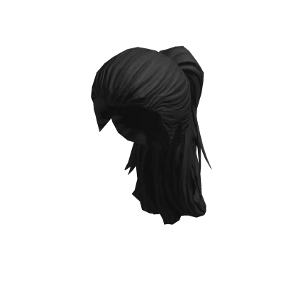 Pony Tail Black, aksesori rambut gratis di katalog Roblox
