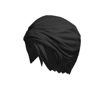 Short and Sleek Black, aksesori rambut gratis di katalog Roblox
