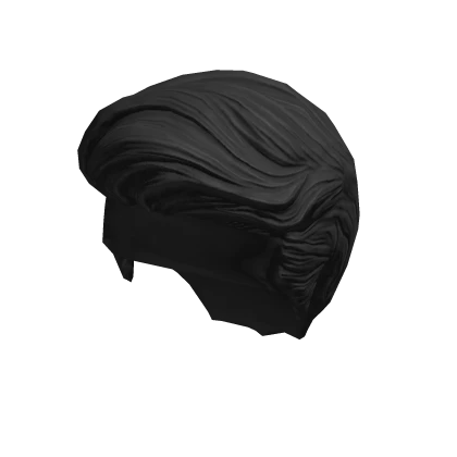 Side Part Black, aksesori rambut gratis di katalog Roblox