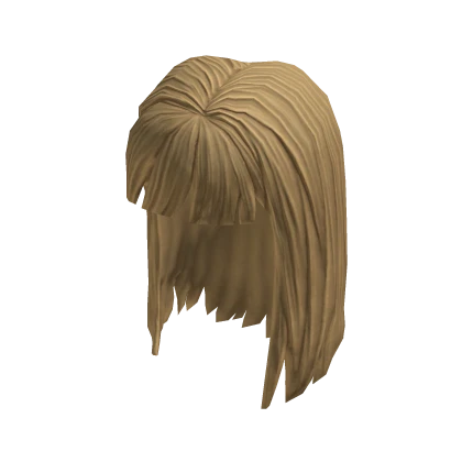 Straight Bangs Blonde, aksesori rambut gratis di katalog Roblox