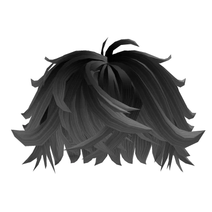 Swept Fluffy Messy Gray Hair 7.0