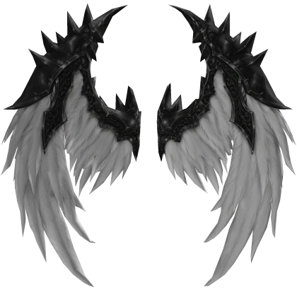 White Demonic Wings