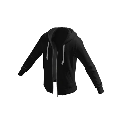 Zip Hoodie Black