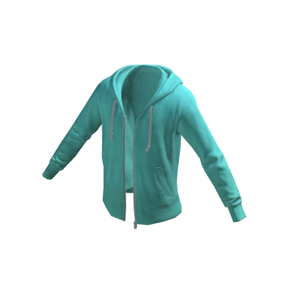 Zip Hoodie Teal